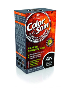 COLOR&SOIN  CHATAIN NATUREL 4N