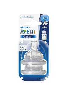 AVENT 2 TETINES 3M+ 3T...