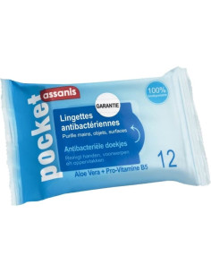 LINGETTES ANTIBACTÉRIENNES /12