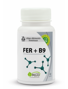 MGD Fer+B9 60 Gélules