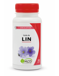 MGD Huile de Lin 100 Capsules