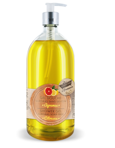 Gel Douche Agrumes surgras sans savon 1L
