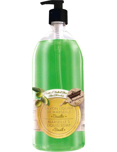 Savon Liquide Basilic (main & corps ) 1L